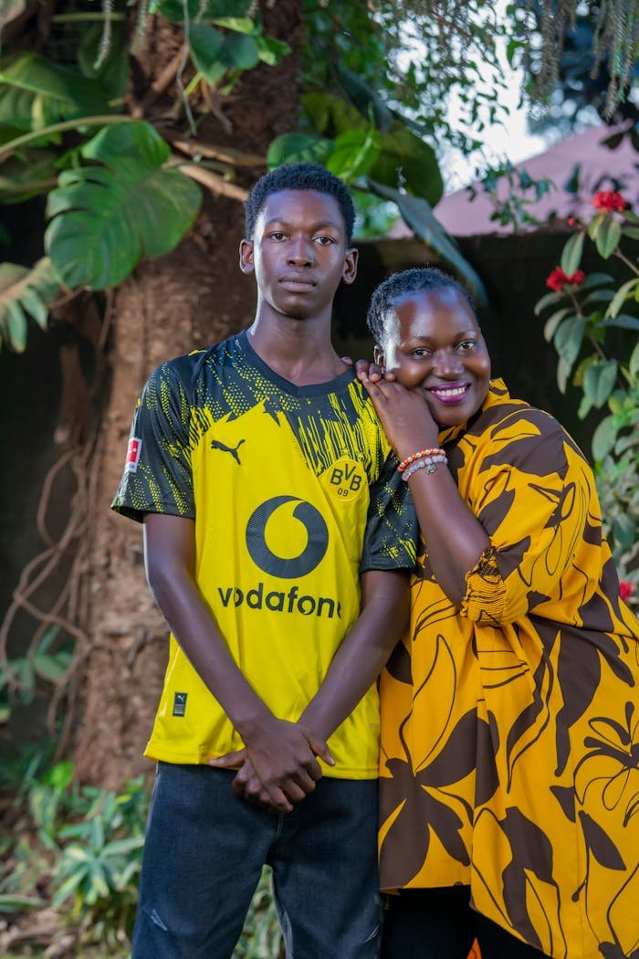 smiling-family-portrait-in-vibrant-attire-35413698