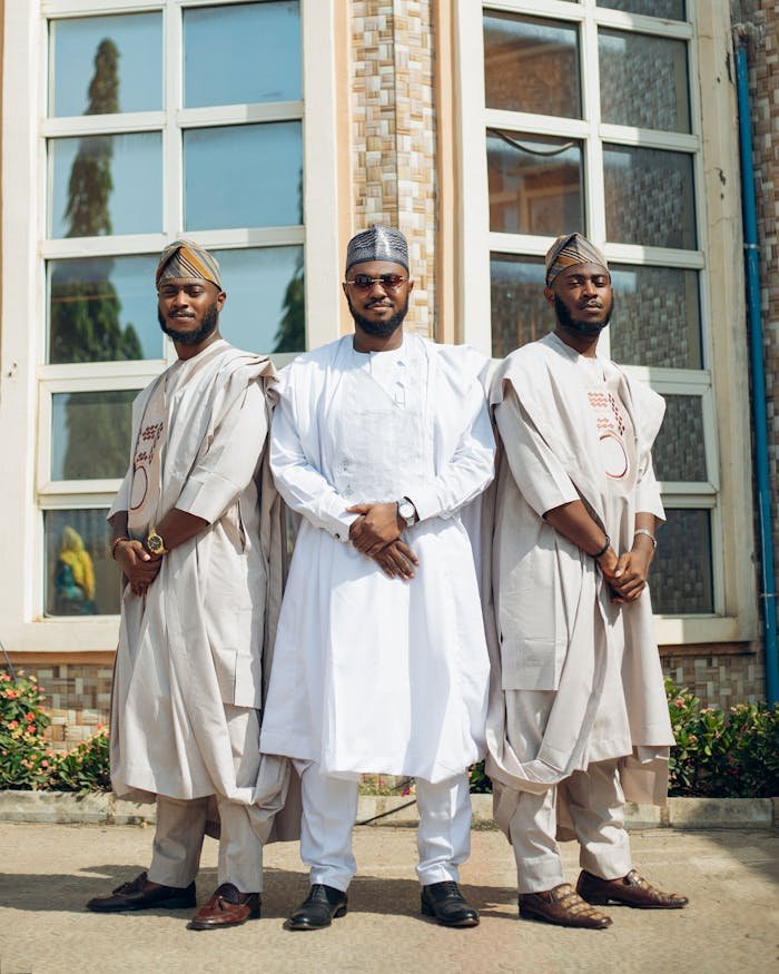 traditional-nigerian-men-posing-in-cultural-attire-35405981